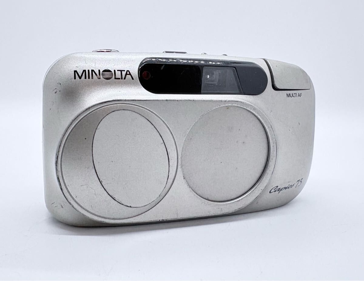 【美品】ミノルタ Capios75 コンパクトフィルムカメラ 中古 良品・動作品】 MINOLTA Capios 75 コンパクトフィルムカメラ - メルカリ