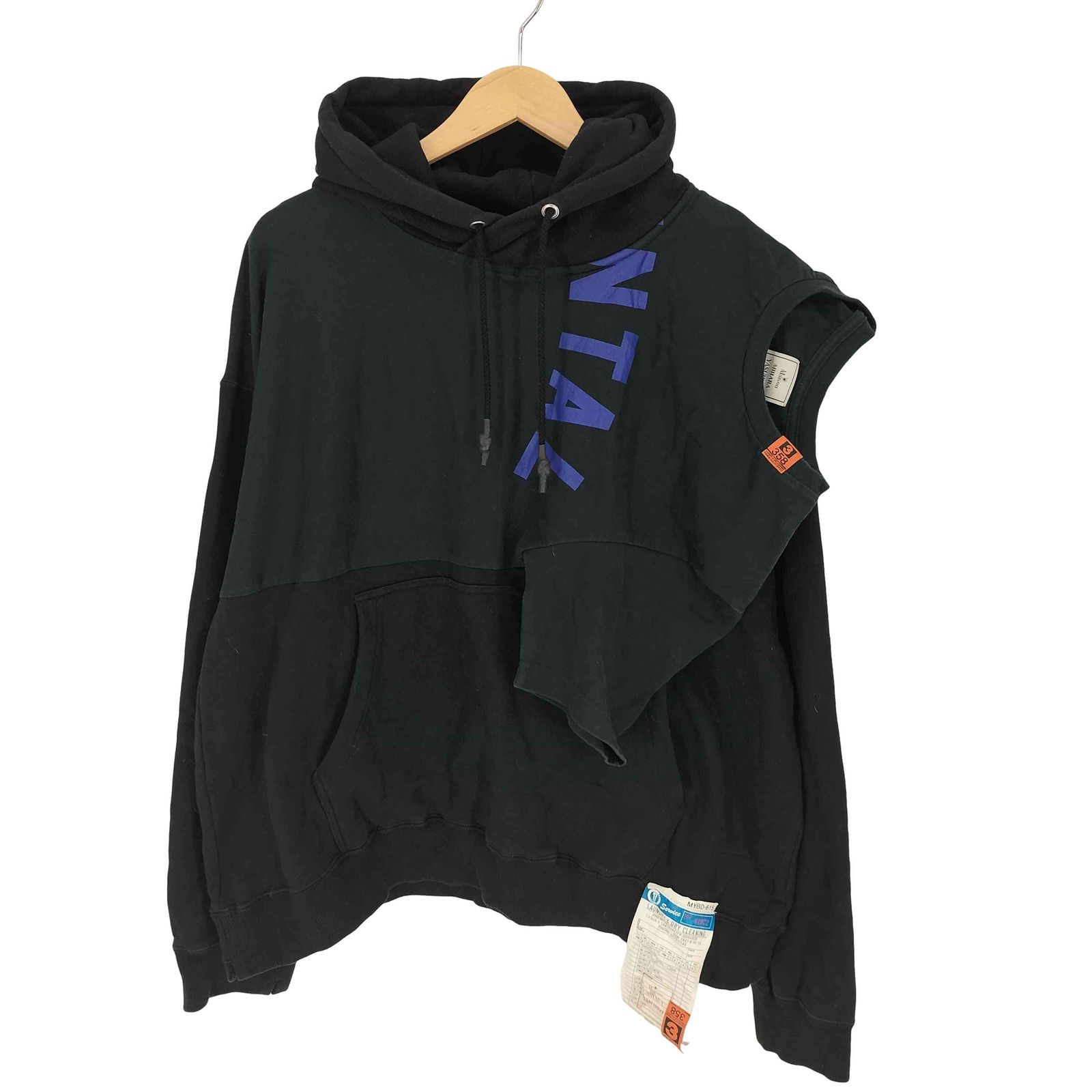 メゾンミハラヤスヒロ Maison MIHARA YASUHIRO T-sh docking hoodie T 