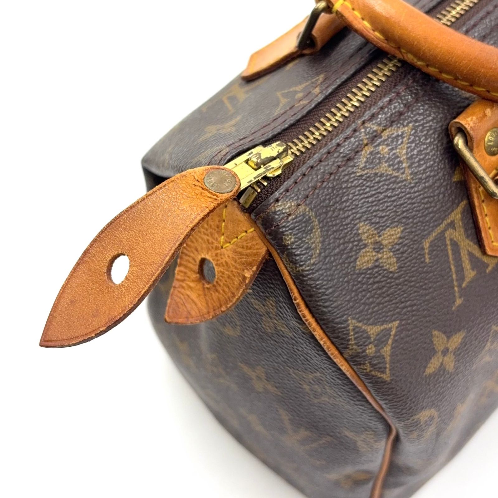 LOUIS VUITTON スピーディ25 旧型 モノグラム モノグラム レザー×PVC