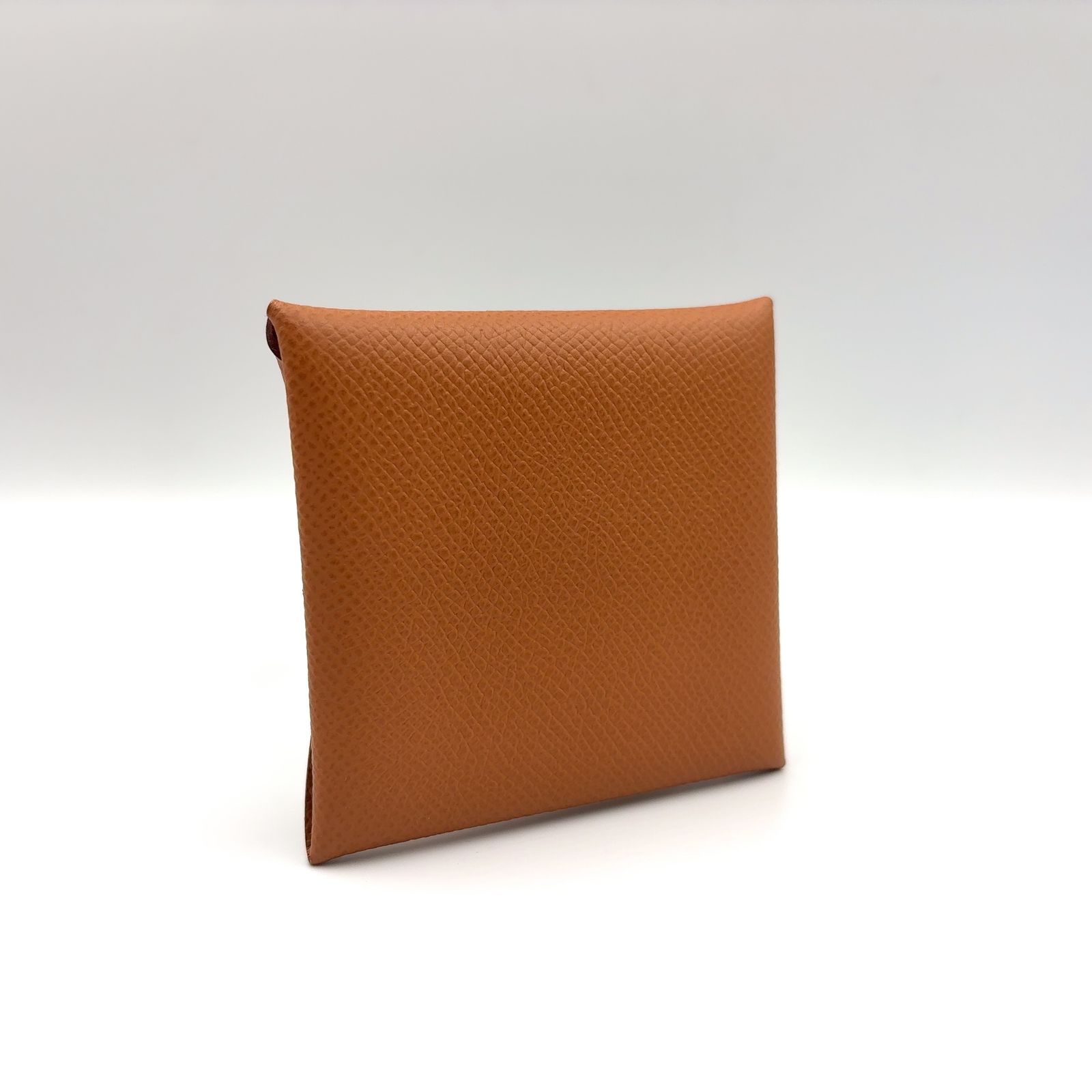 HERMES バスティア 小銭入れ W刻印 ヴォーエプソン ライトブラウン