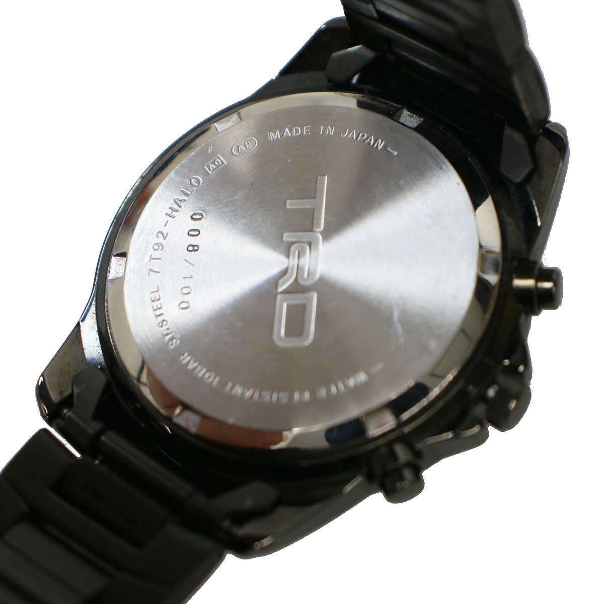 【極美品】TRD 7T92-HAL0 TOYOTA chronograph Toyota TRD Chronograph Watch 7T92 HAL0 Quartz Rare Limited 200pcs