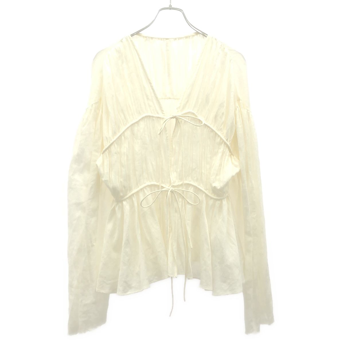 ETRE TOKYO エトレトウキョウ 25SS ギャザーボリュームエアリー 
