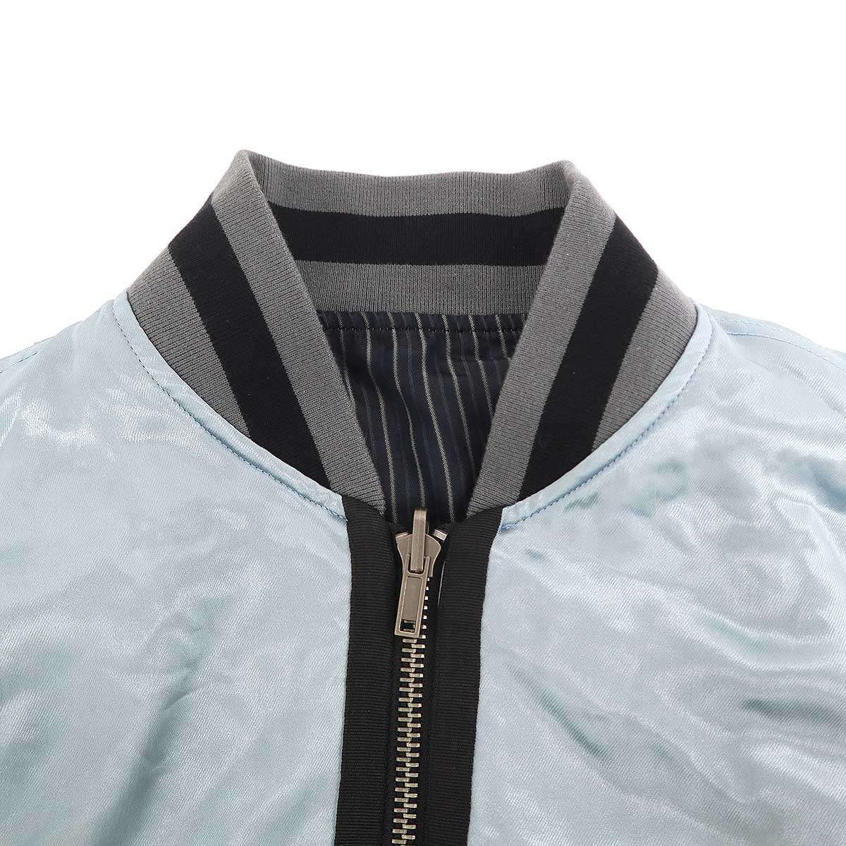 HAIDER ACKERMANN ハイダーアッカーマン サテンリバーシブルボンバー 