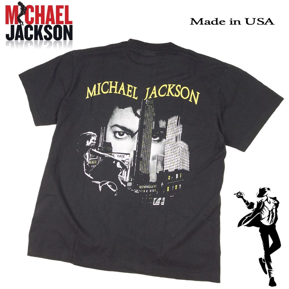 367 MICHAEL JACKSON マイケルジャクソン Tシャツ 美品 USA製 半袖