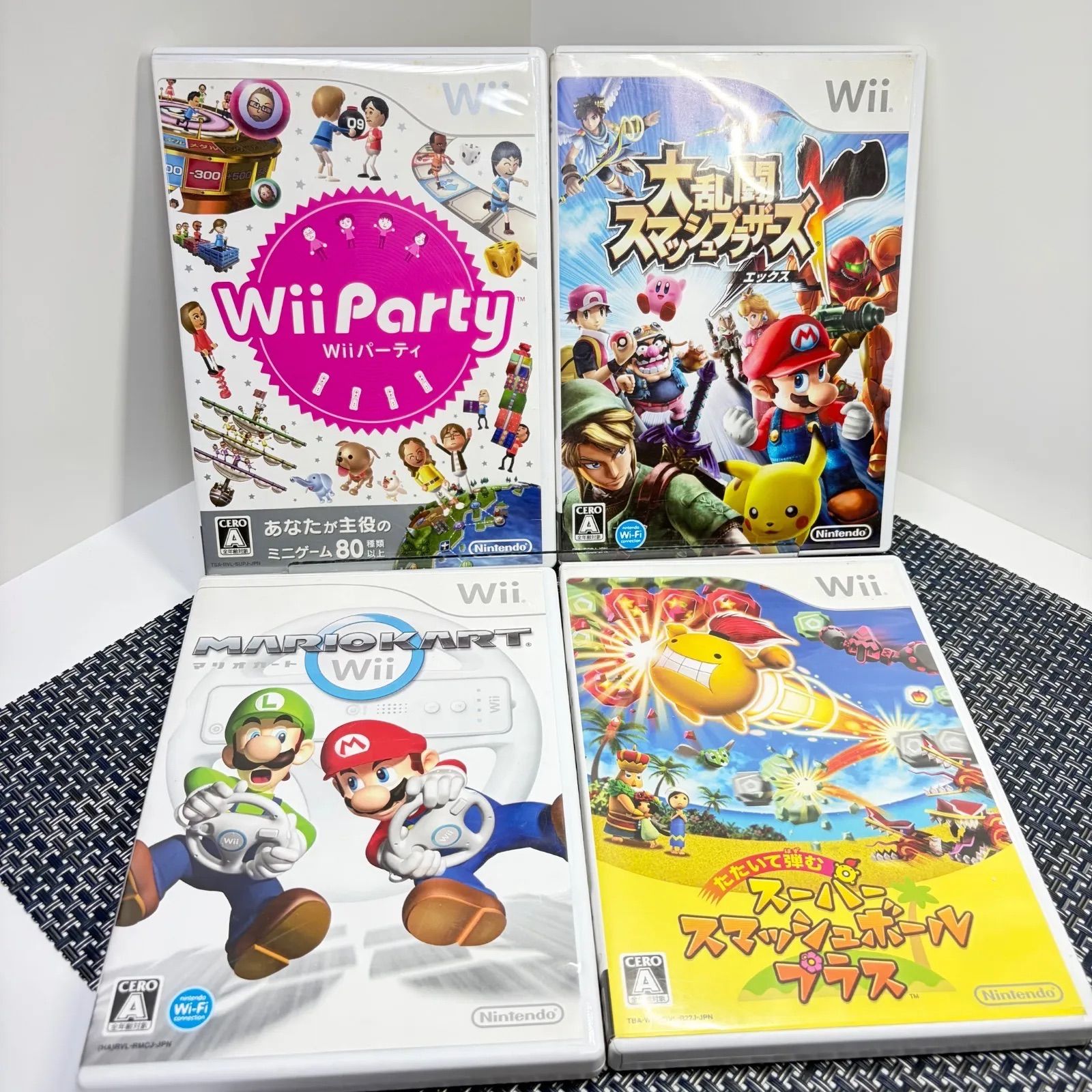 動作確認済】Wii ソフト4本セット 説明書なし c - メルカリ