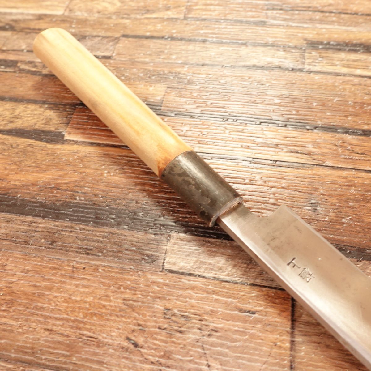 堺友国 柳刃包丁 研ぎ済 水牛柄 刺身包丁 極上 堺友国作 180mm - メルカリ
