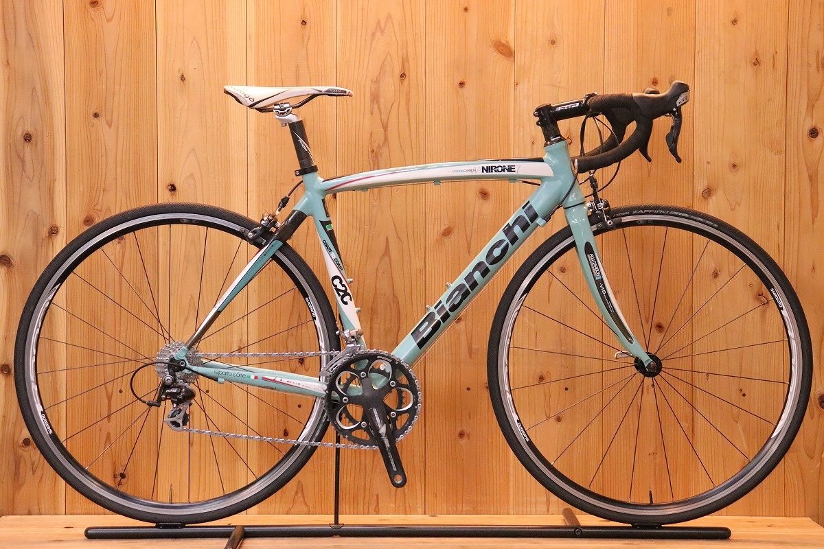 Bianchi BIANCHI Vianilone VIA NIRONE 7 circa 2010 53 size Shimano 105 5600 MIX 10S aluminum carbon backroad bike [Ashiya store]