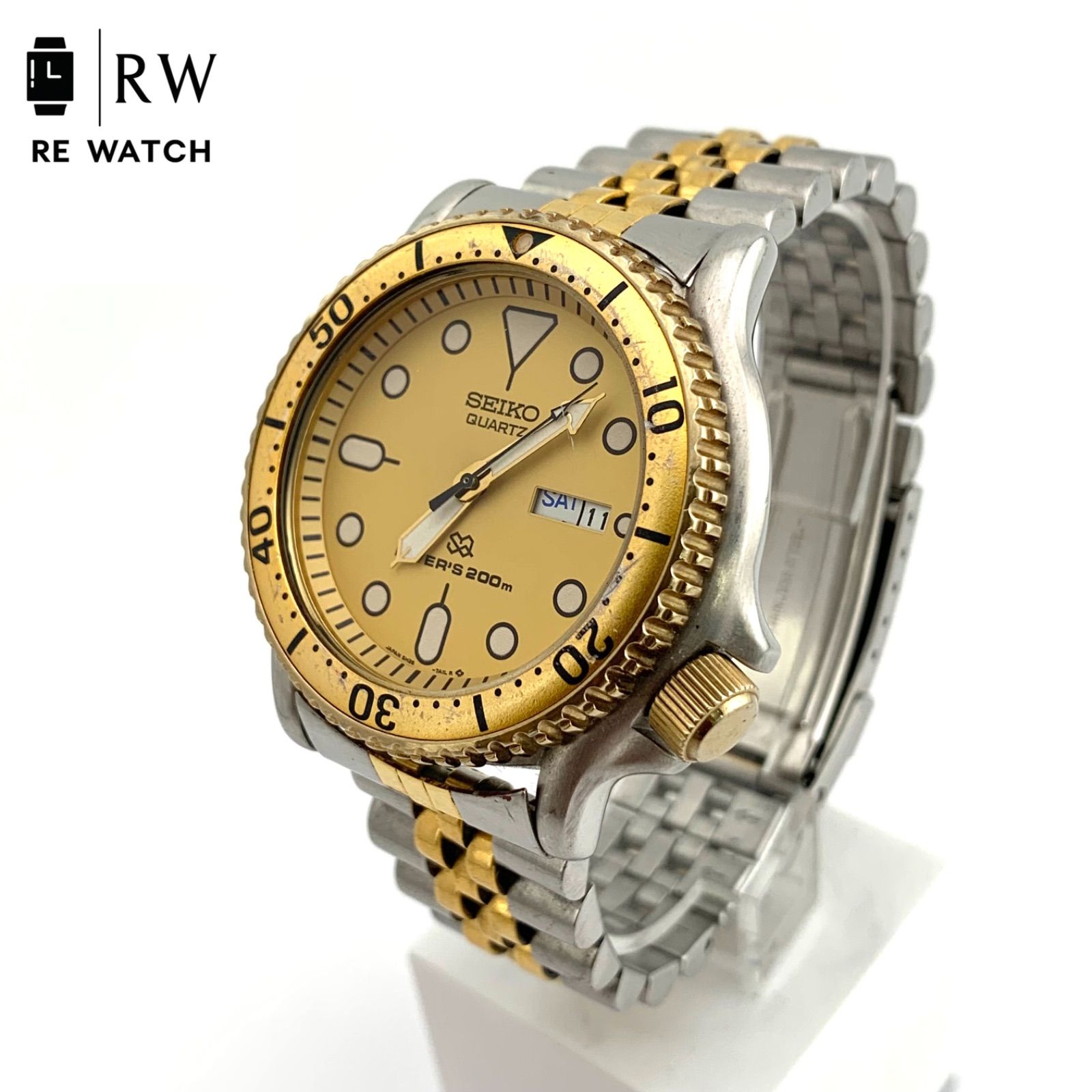 中古】SEIKO 5H26-7A10 ダイバーズウォッチ クォーツ 200m - メルカリ