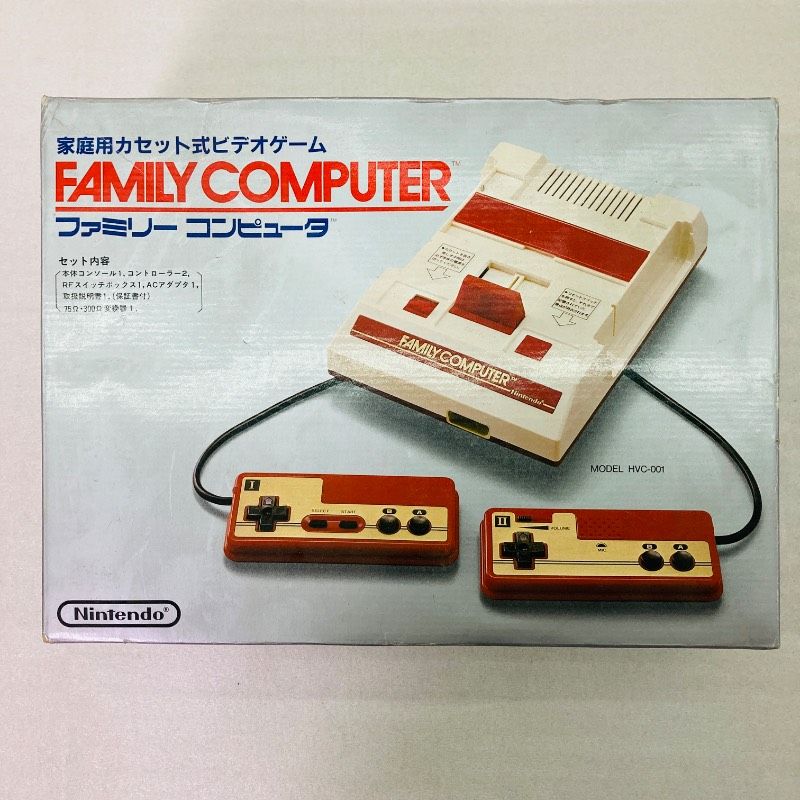 動作未確認】【箱/取説有り】任天堂 ファミリーコンピュータ HVC-001