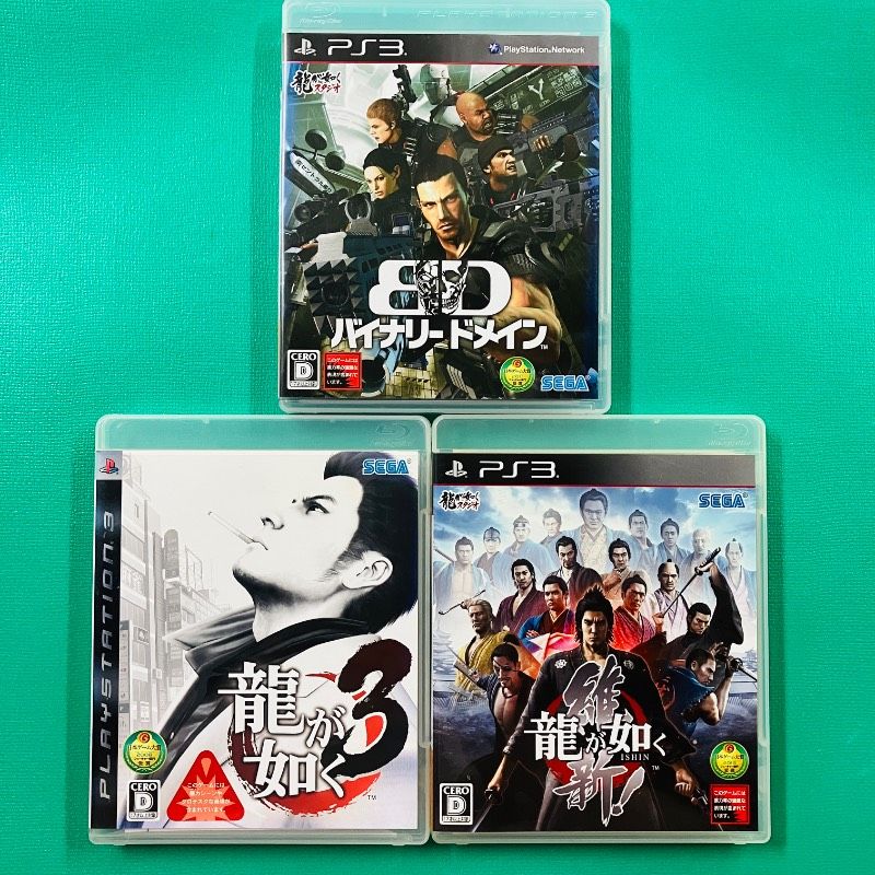 ☆ps3本体＋ゲームソフト「龍が如く維新」　セット SEGA Games - PS3龍が如く 維新！ セットの通販 by zheng's shop