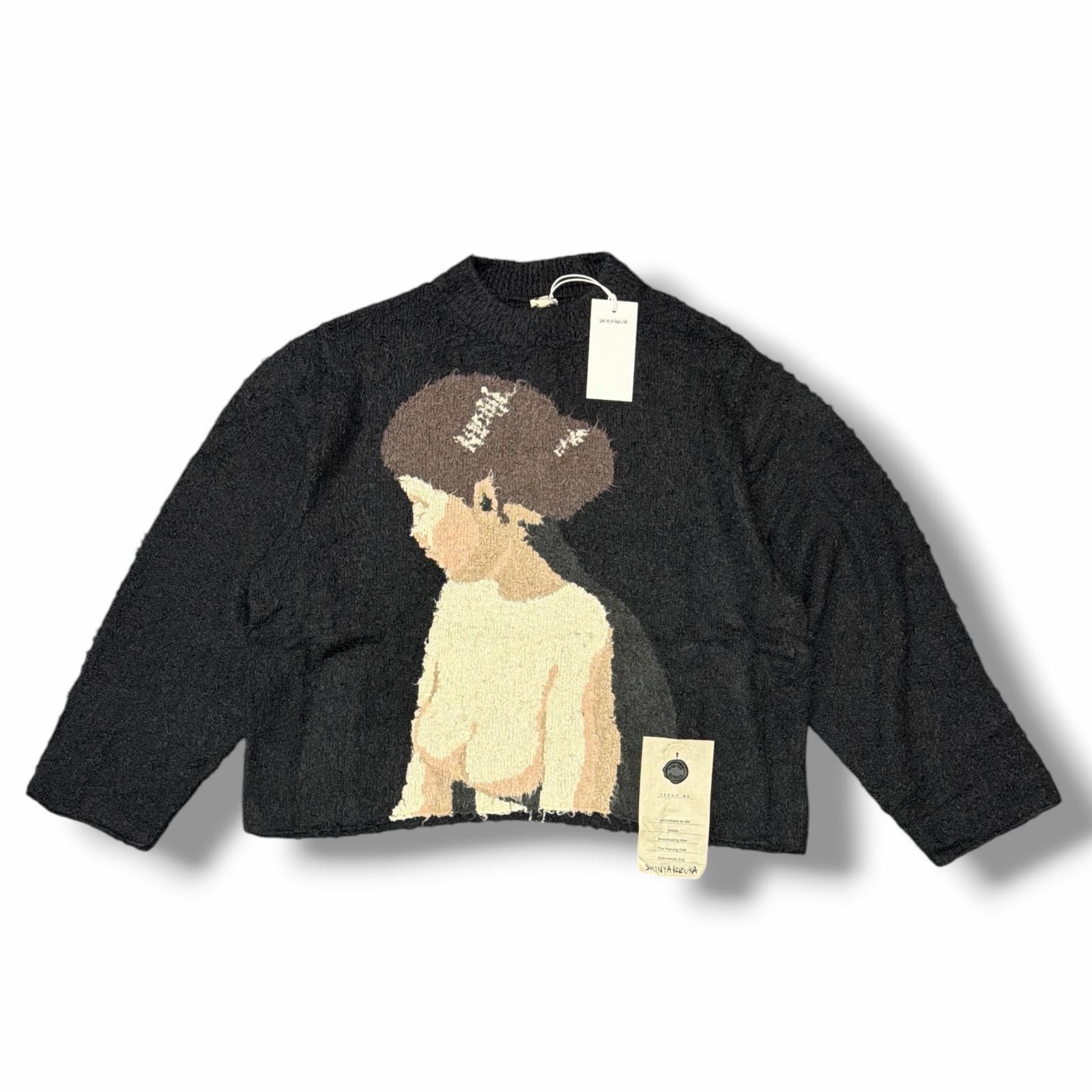 参考上代69300円 未使用 SHINYAKOZUKA  25SS HAMMERSHOI PIC.0 ハンマースホイニット セーター シンヤコヅカ 2501SK121 ブラック S （12333M） 参考上代69300円 未使用 SHINYAKOZUKA 25SS HAMMERSHOI PIC.0 ハンマー