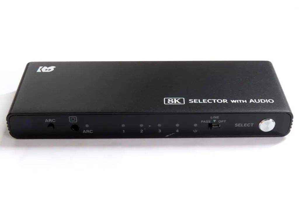 【中古】PCハード ラトックシステム 4入力1出力HDMIセレクター[RS-HDSW41A-8K]