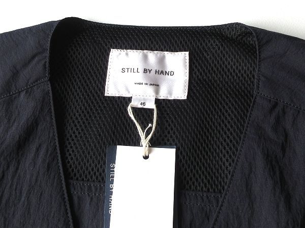 新品タグ付 STILL BY HAND スティルバイハンド ストレッチナイロン