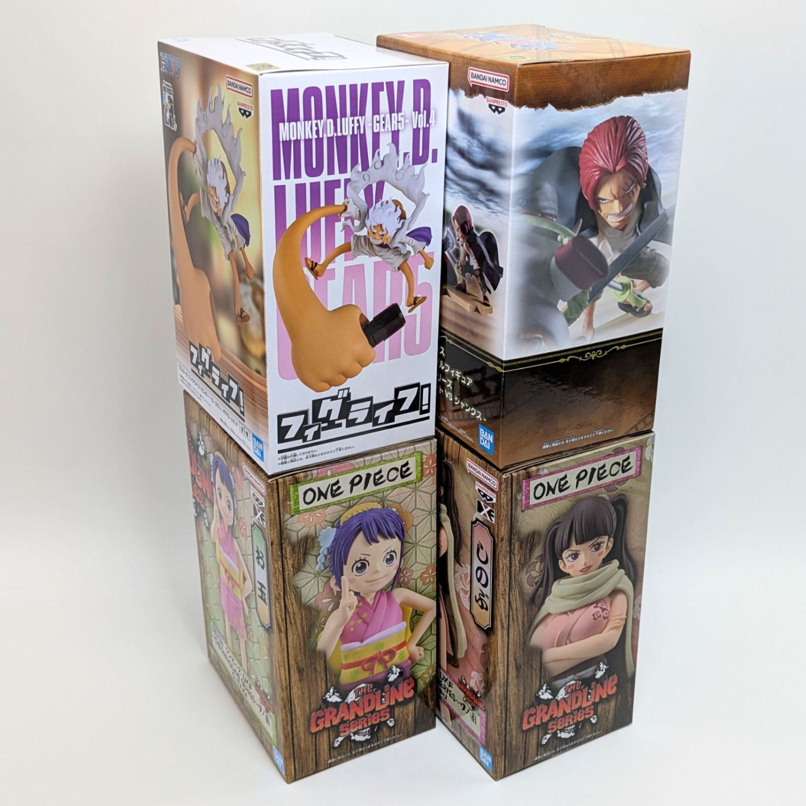 4個セット】 ワンピース フィギュア フィグライフ ワールド