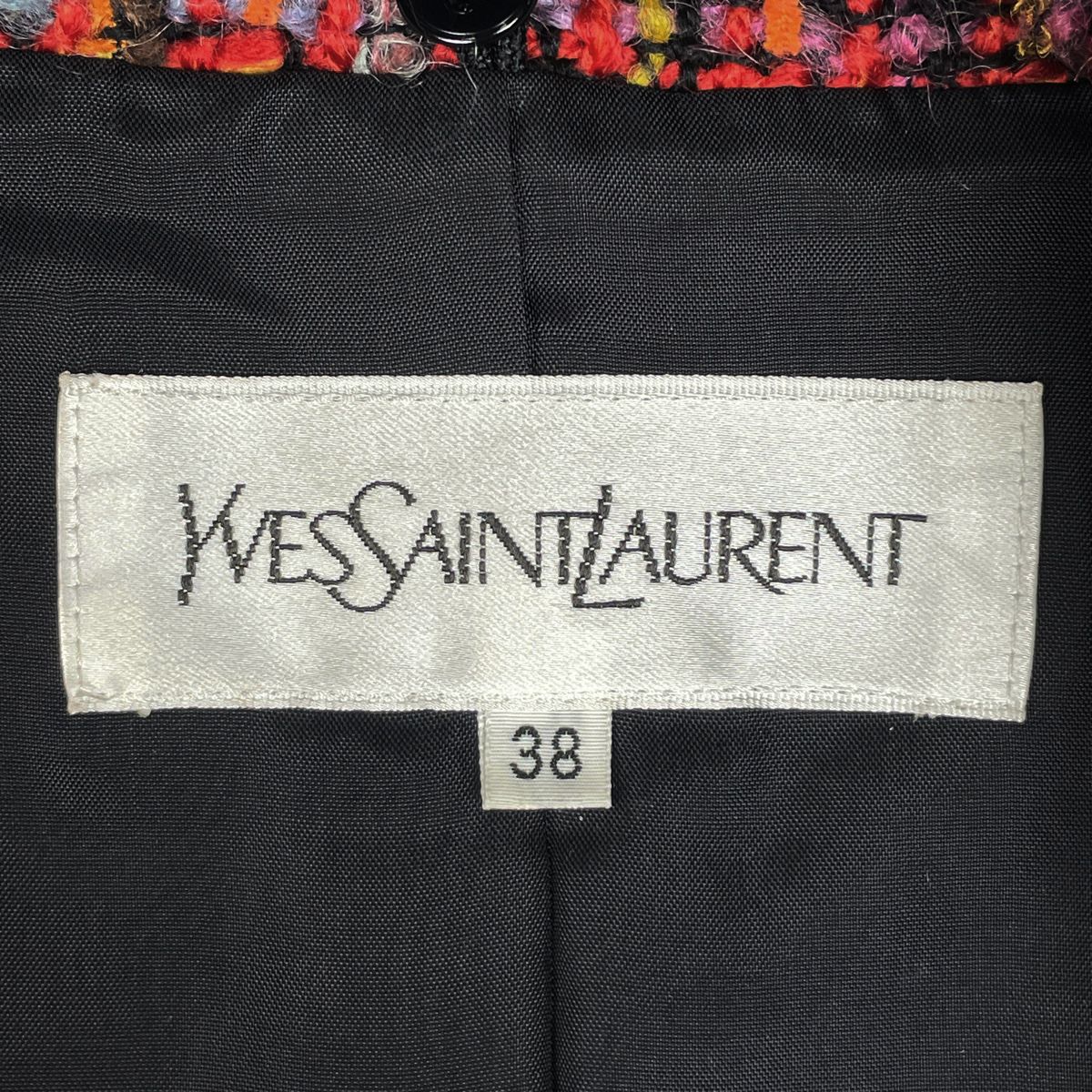 イヴ・サンローラン YVES SAINT LAURENT ツイード ジャケット アウター
