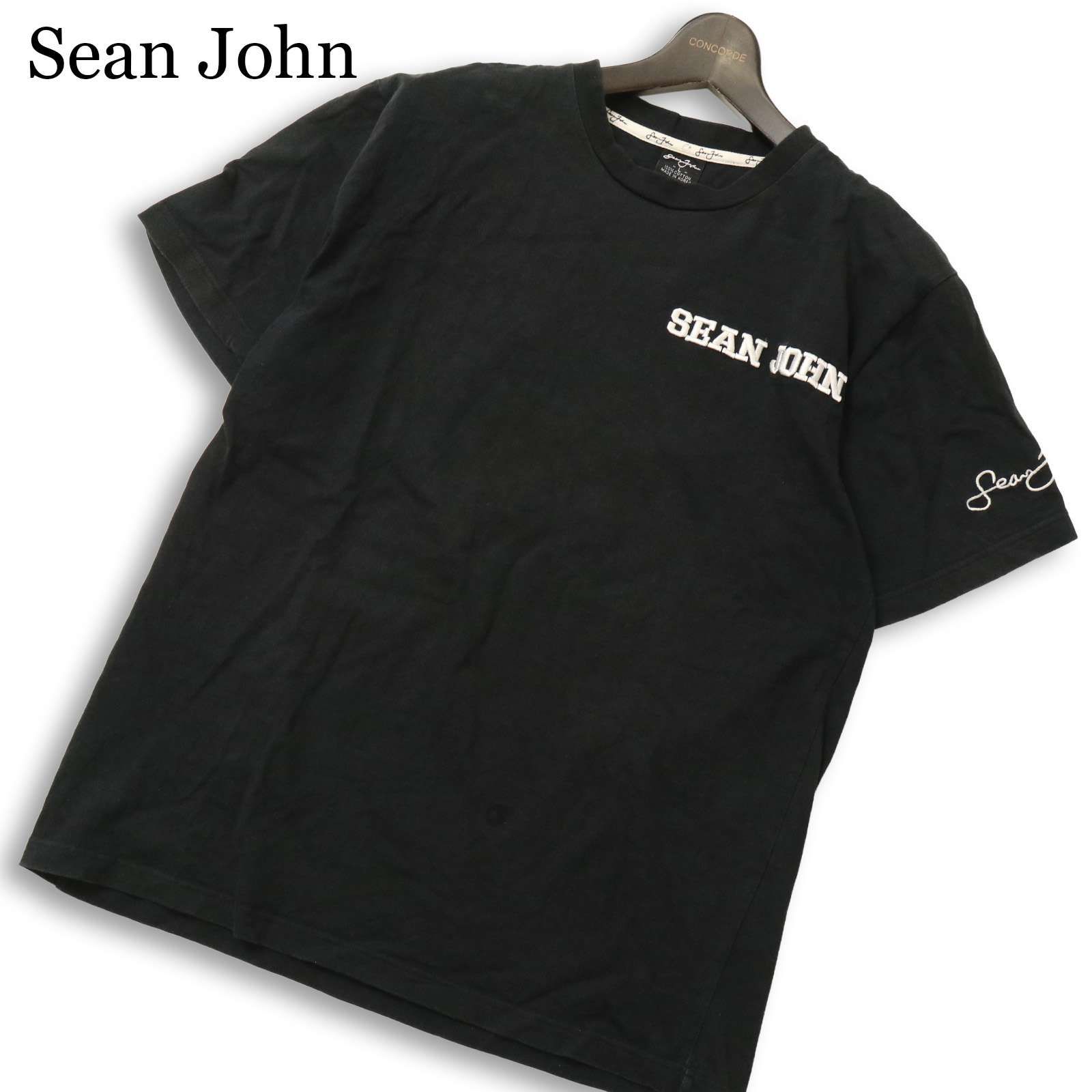 Sean John ショーンジョン 春夏☆ 半袖 ロゴ刺繍 プリント ビッグ