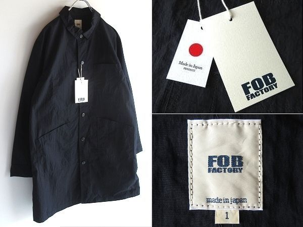 美品☆FOB FACTORY（FOBファクトリー）F2395フレンチシャツコート FOB FACTORY（エフオービーファクトリー） FOB FACTORY（FOB