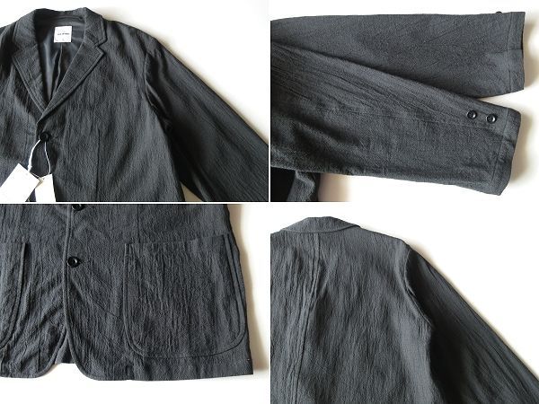 新品 タグ/替釦付 SAGE DE CRET サージュデクレ 2023SS シワ加工