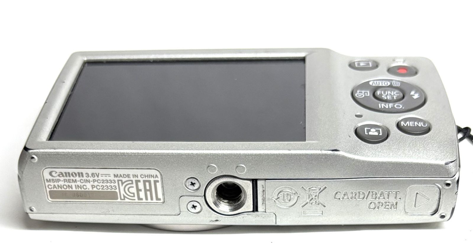 Canon IXY 200 PC2333 デジタルカメラ 3台まとめ売り！ Canon IXY200 PC2333 HD 20MP 8x デジタルカメラ silver 基本動作確認