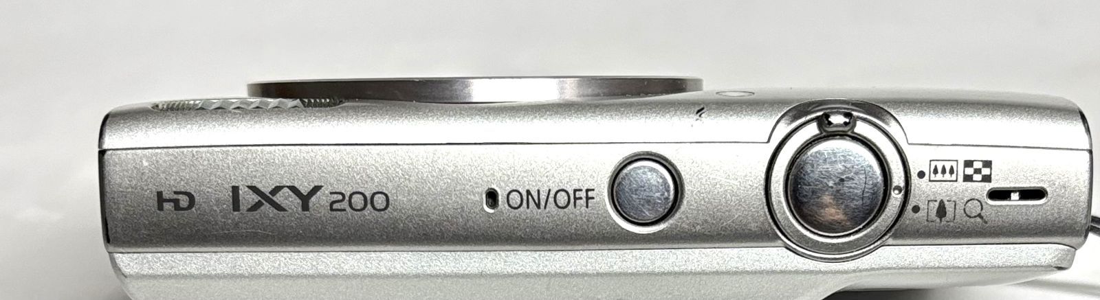 Canon IXY200 PC2333 HD 20MP 8x デジタルカメラ silver 基本動作確認