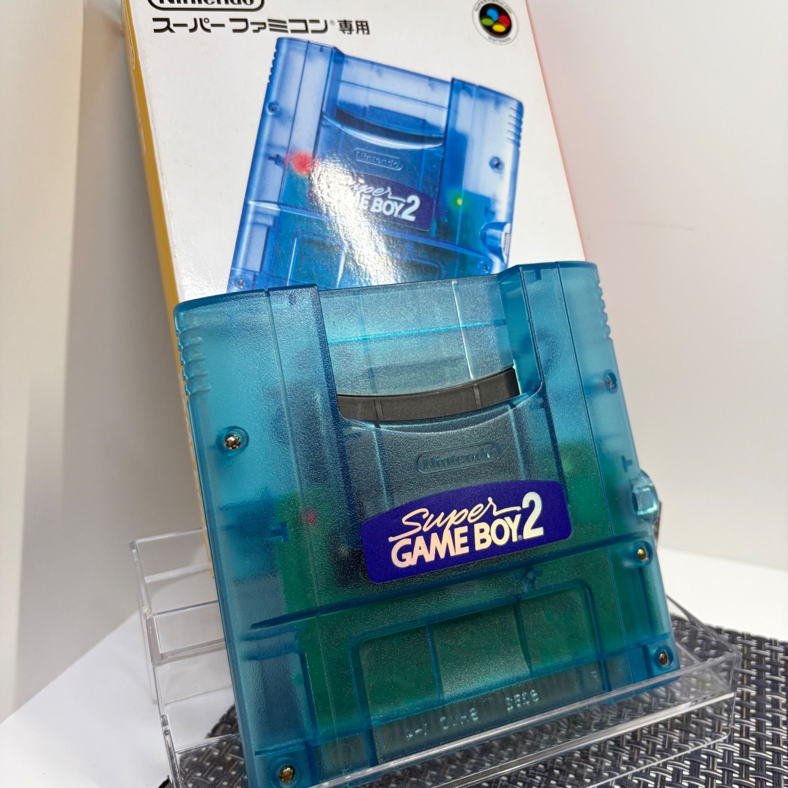 【動作確認済】SFC スーパーゲームボーイ2 スーパーファミコン 化粧箱付き a