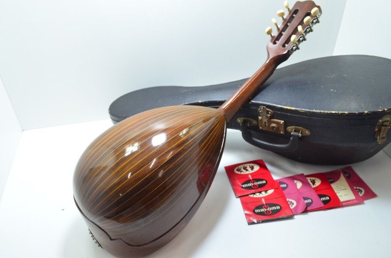 スズキバイオリン　マンドリン本体 ハードケース付き　no.228 1968 スズキ（SUZUKI） SUZUKI No.228 1969年 Mandolin マンドリン