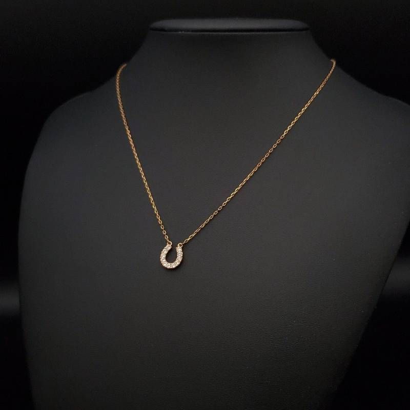 SWAROVSKI スワロフスキー ネックレス ペンダント パヴェ ホースシュー 