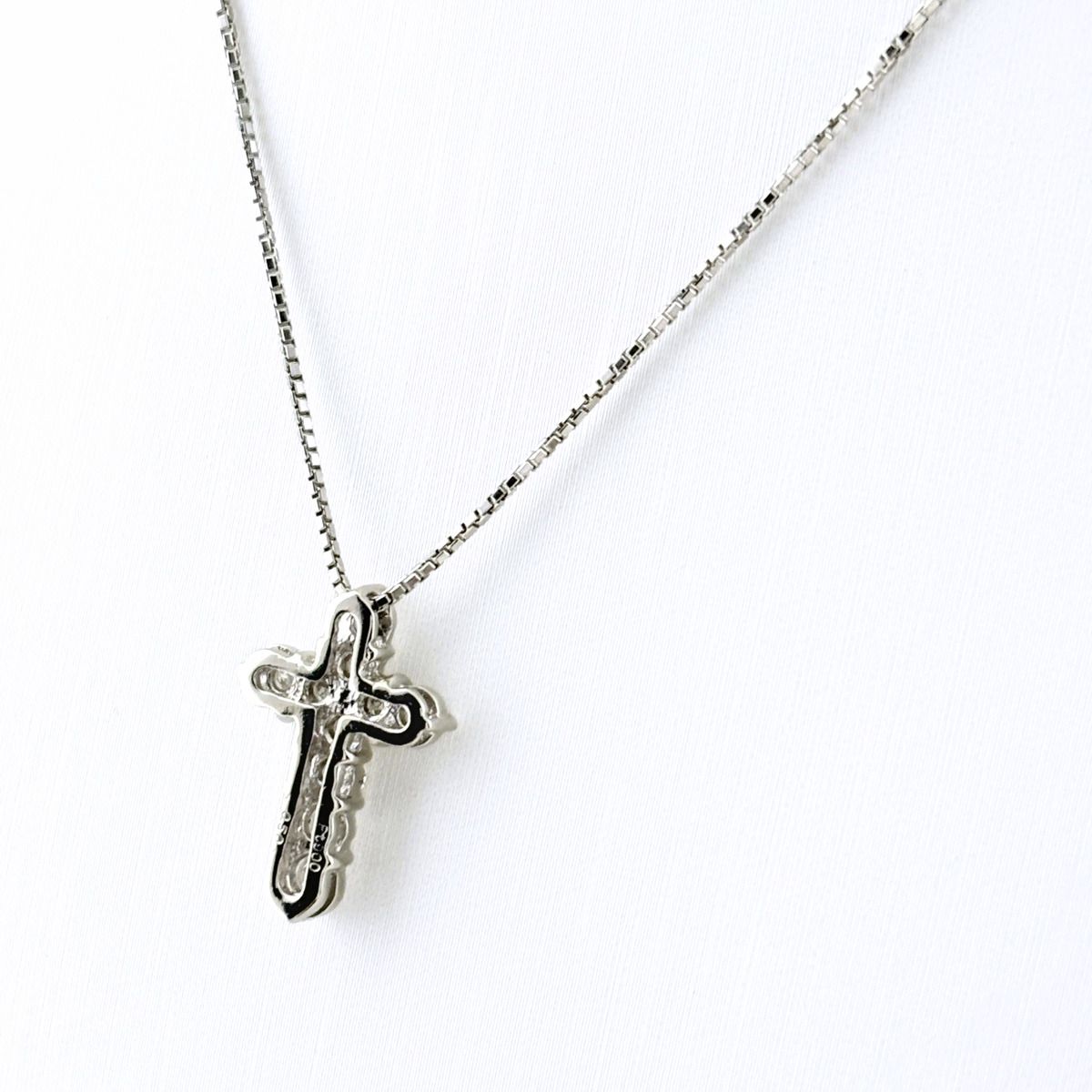 春saleダイアモンド Pt900 Pt850 メレ パヴェ ダイア ペントップ メレダイヤ デザインネックレス プラチナ ペンダント ネックレス Pt900