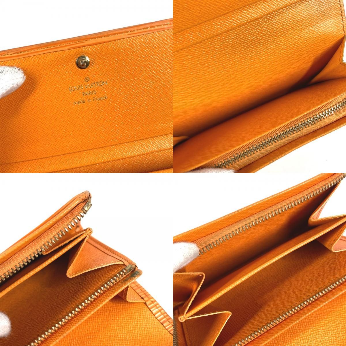 ルイヴィトン LOUIS VUITTON ポルトフォイユ トレゾール コンパクト M6350H エピ コンパクトウォレット  2つ折り財布 エピレザー マンダリン オレンジ LOUIS VUITTON - ルイヴィトン LOUIS VUITTON ポルトフォイユ