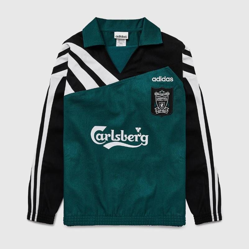 【送料無料・匿名配送】adidas Originals アディダス オリジナルス リヴァプール 1995 公式 ドリルトップ 緑 復刻 新品 正規品