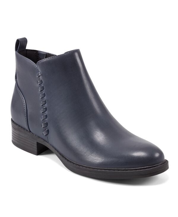 イージースピリット レディース シューズ ブーツ・レインブーツ ヒール Easy Spirit Womens Lorand Almond Toe Block Heel Casual Booties Navy ネイビー