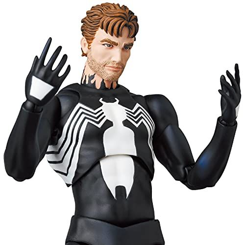 千値練 ソフビナル　スパイダーマン　black suit ver. 開封未展示品】ソフビナル スパイダーマン black suit ver ブラック