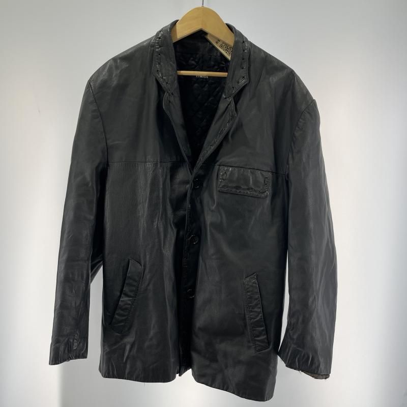 中古】KATHARINE HAMNETT LONDON テーラードレザージャケット 牛革