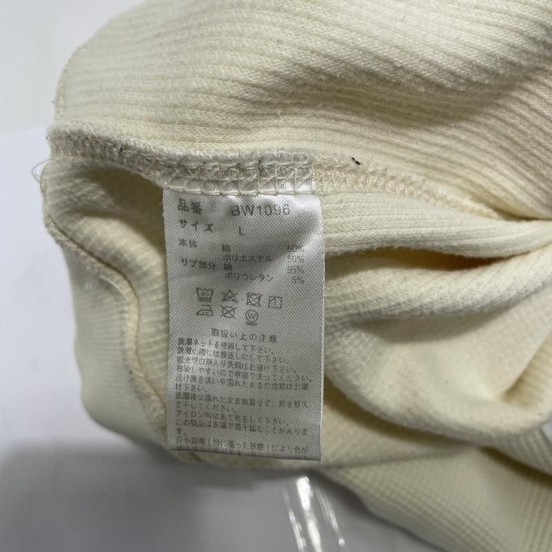 中古】BADWAY BW henry neck thermal サイズL アイボリー BW1096