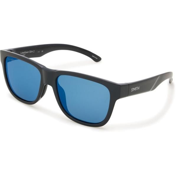 スミス メンズ アクセサリー サングラス・アイウェア ダウン Smith Lowdown Slim 2 Mirror Sunglasses Polarized ChromaPop Lens Chromapopolarized Blue Mirror ブルー