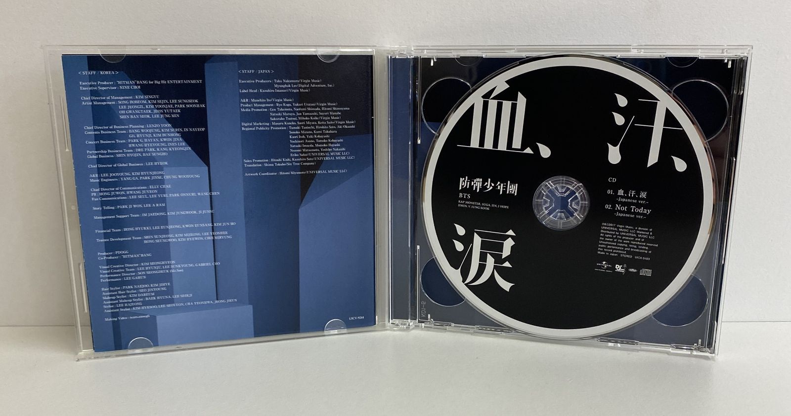 BTS【Limited Edition】 血、汗、涙 (三方背BOX付き)4形態 血、汗、涙 [4形態セット][UNIVERSAL MUSIC STOREオリジナル特典（生
