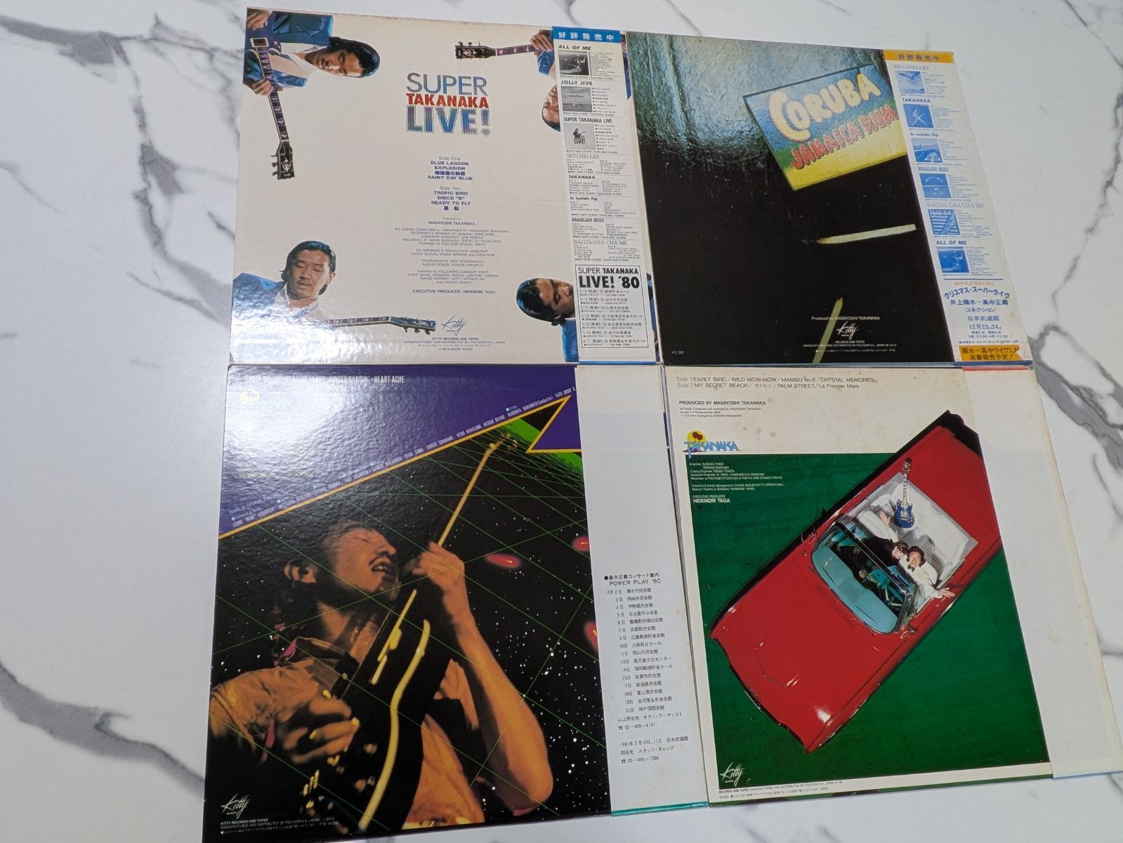 レコード LP 高中正義 FINGER DANCIN'・T-wave・スーパーライブ・JOLLY