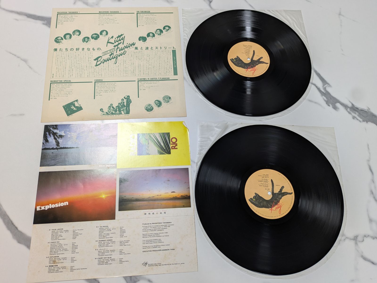 レコード LP 高中正義 FINGER DANCIN'・T-wave・スーパーライブ・JOLLY