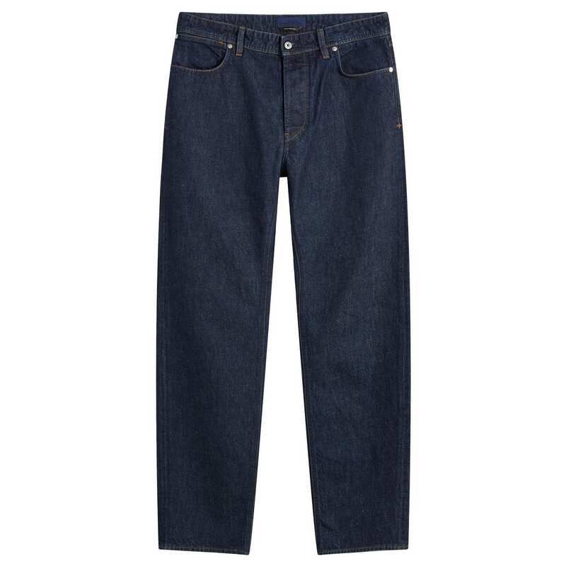 ストーンアイランド メンズ ボトムス デニムパンツ ジーンズ Stone Island Indigo Denim Straight Jeans Blue Rinsed ブルー