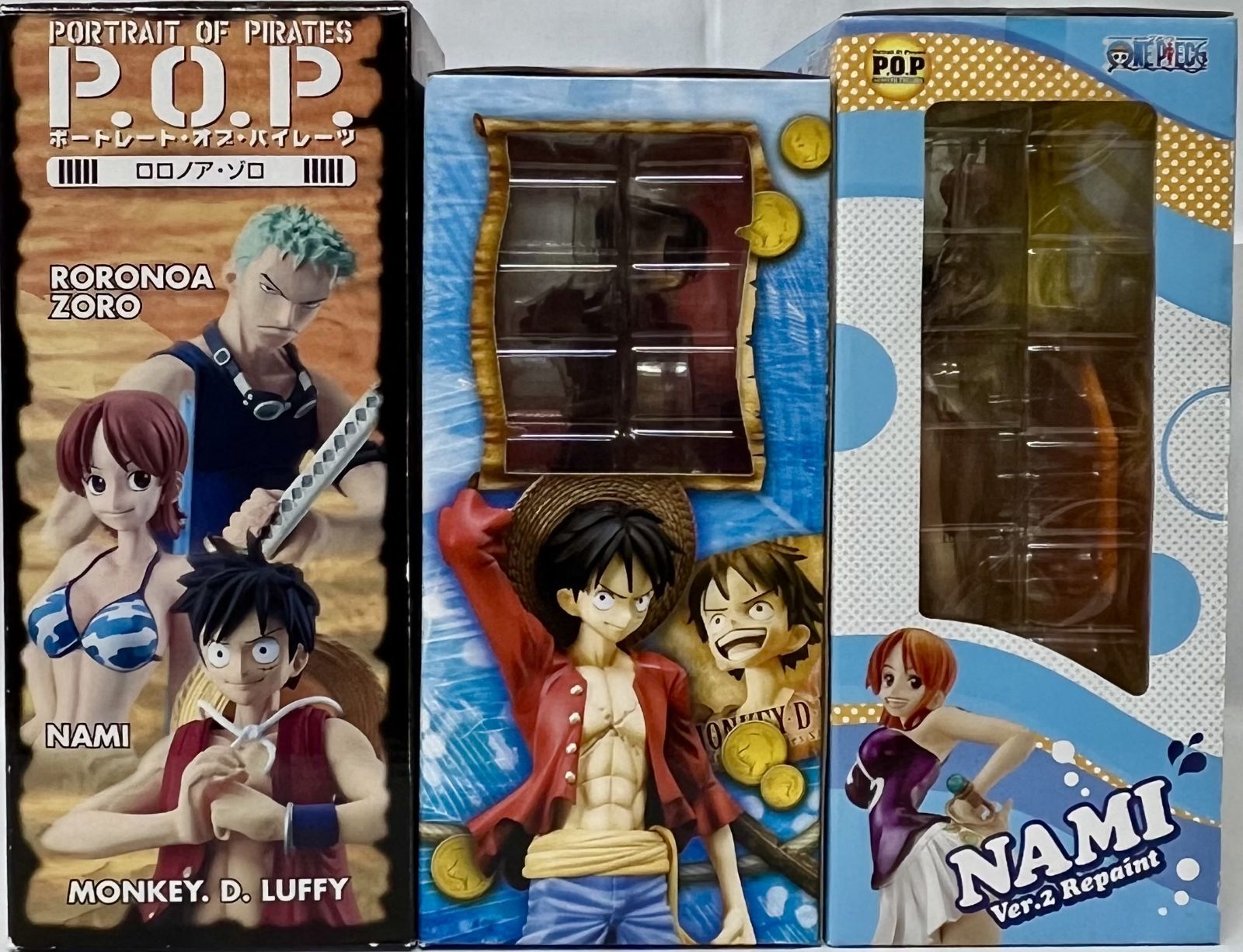 ワンピース ポートレートオブパイレーツ フィギュアセット ワンピース ポートレート・オブ・パイレーツ 3種セット まとめ売り