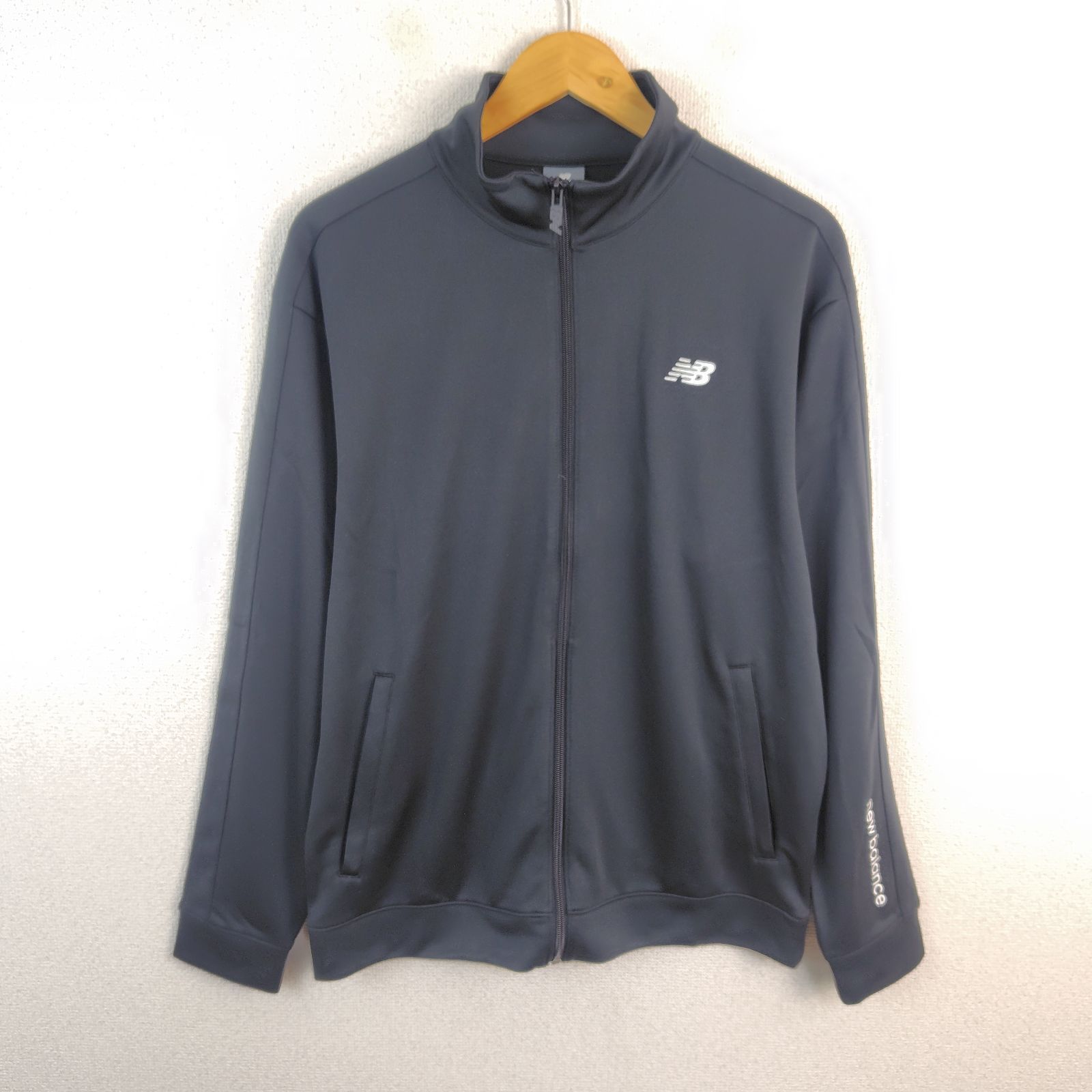 new balance ニューバランス トラックジャケット フルジップ ブラック 
