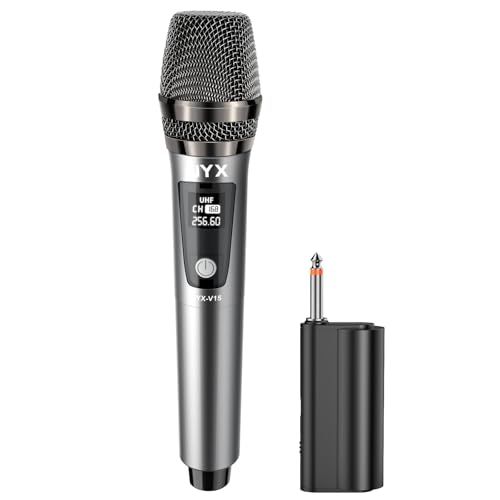 JYX ワイヤレスマイク 無線カラオケマイク UHF マイクロフォン 充電式ダp JYX ワイヤレスマイク 無線カラオケマイク UHF マイクロフォン 充電式