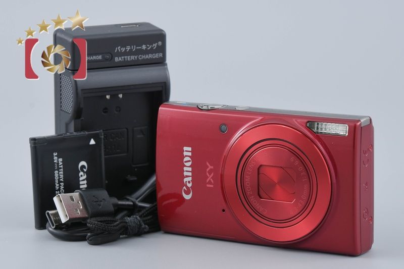 カメラ Canon IXY コンパクトデジタルカメラ レッド