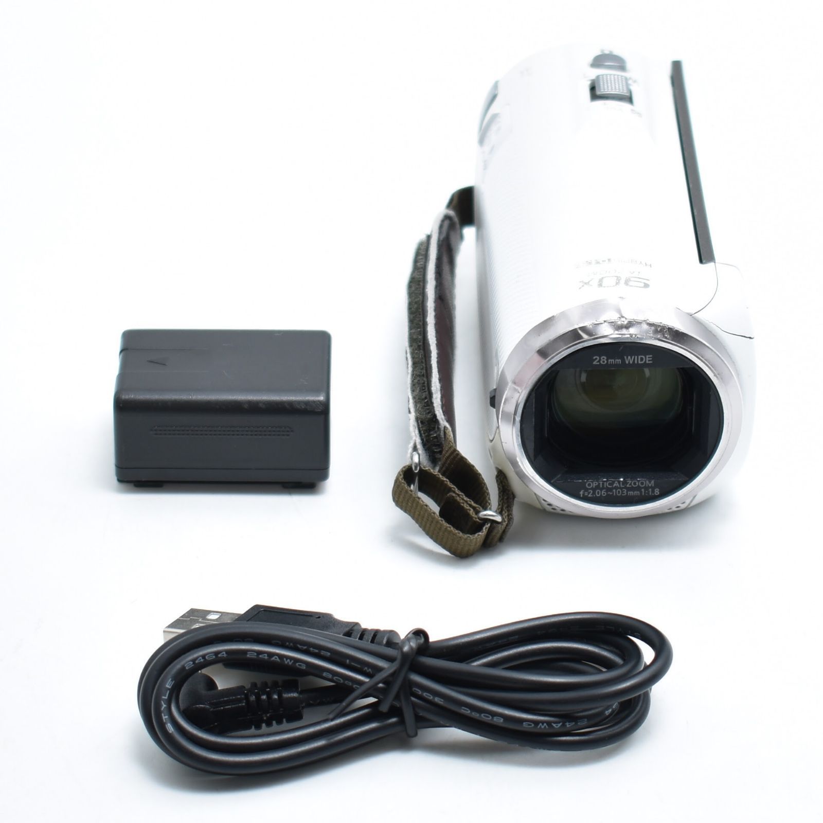 □ 美品 □ パナソニック Panasonic HC-V360MS ホワイト 【メーカー