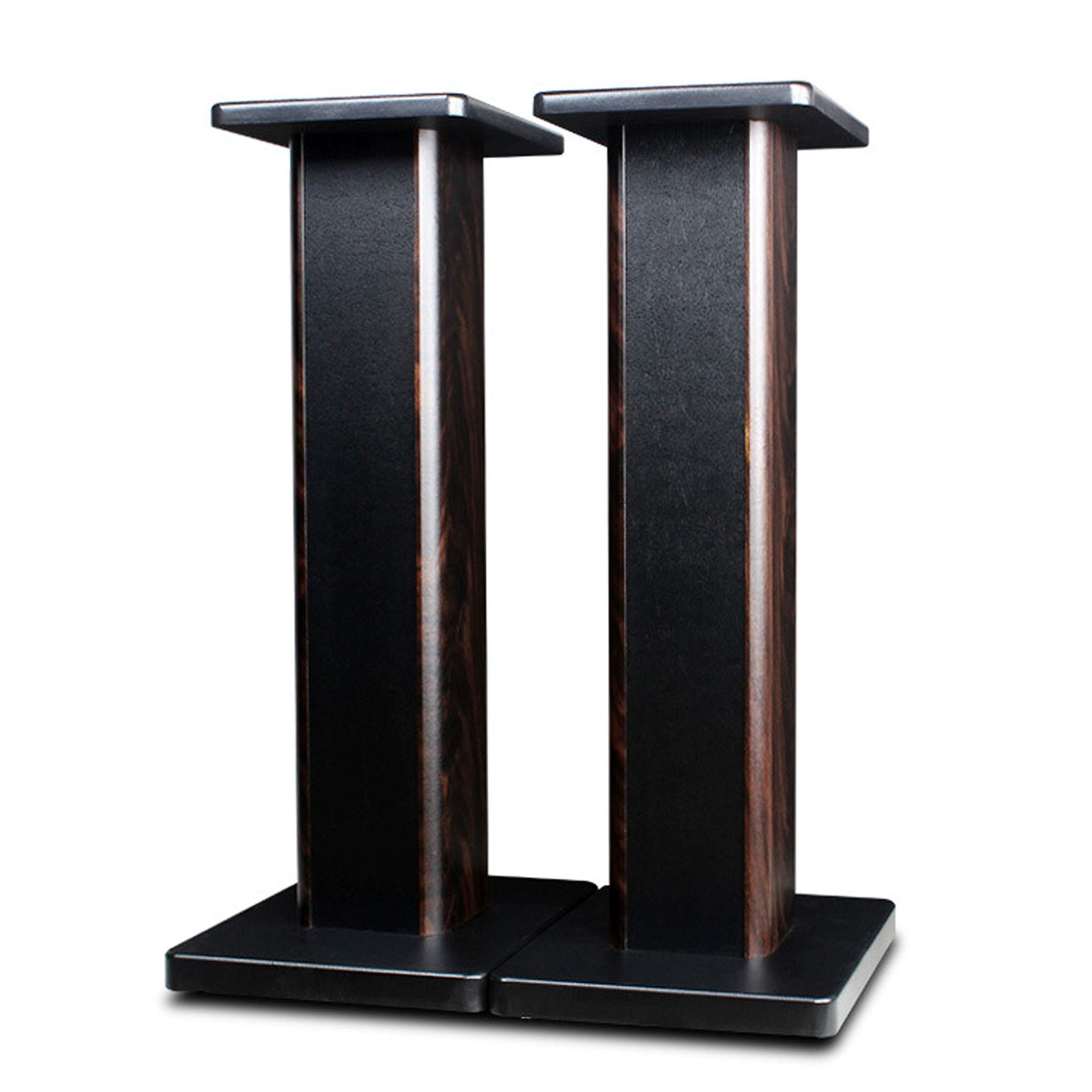 新品 BQKOZFIN スピーカースタンド 高さ70cm スピーカー 台 木製 2台1組 天板19×23.5cm 耐荷重50kg