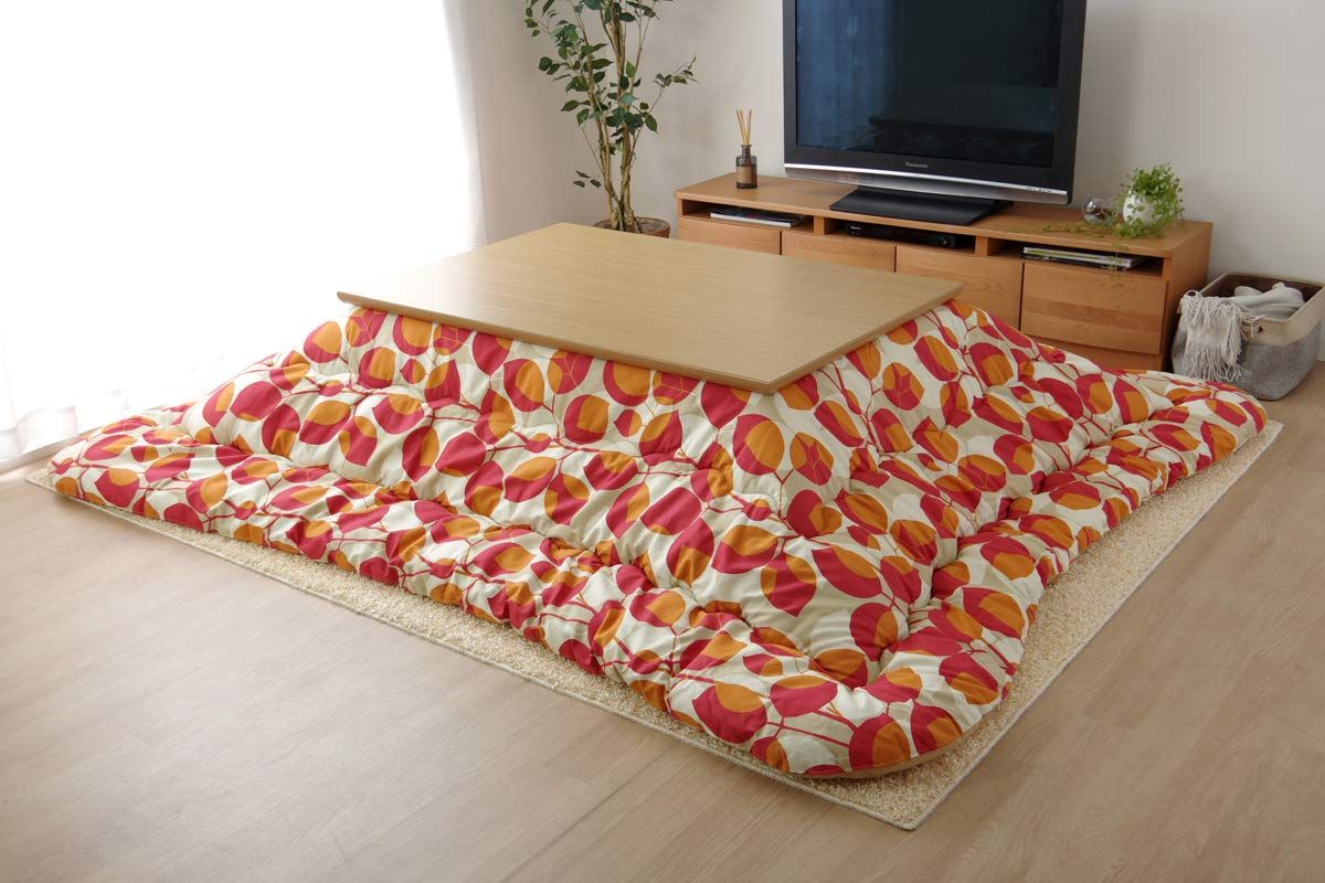 新品 イケヒコ こたつ布団 正方形 ブラッド レッド 約205×205cm 国産 #6022319