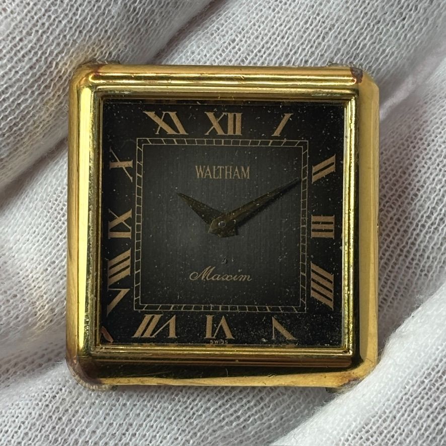 稼働 希少 WALTHAM ウォルサム MAXIM マキシム SWISS 機械式 手巻き
