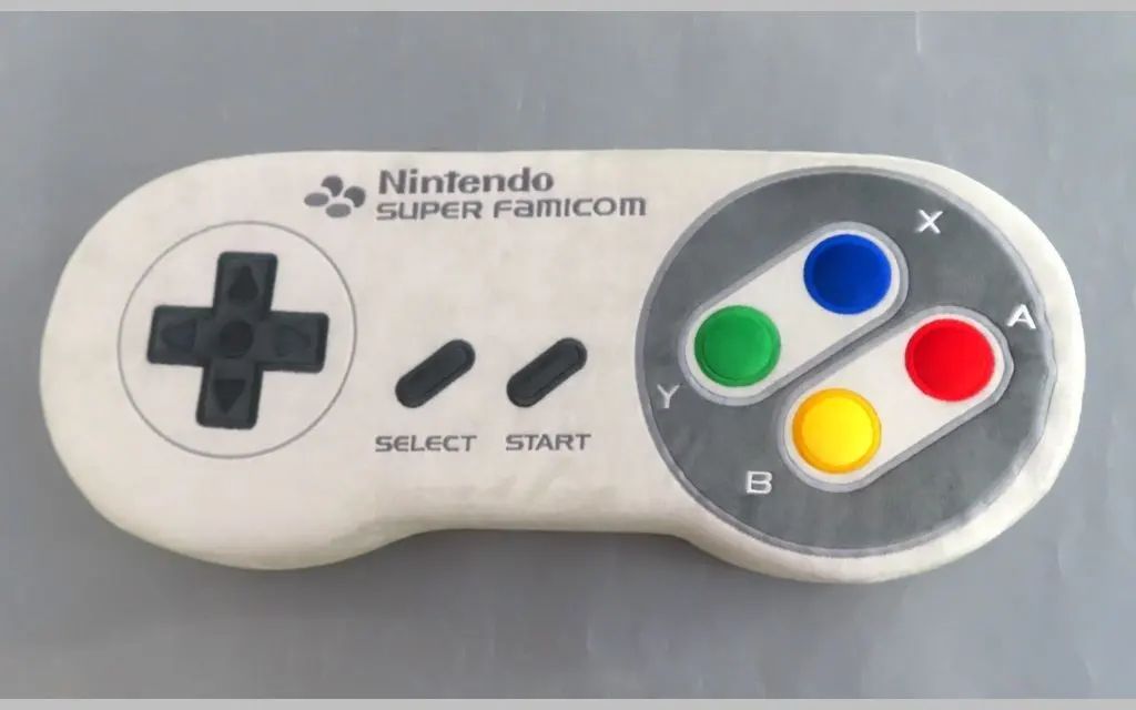 中古】クッション・抱き枕・本体 スーパーファミコン コントローラー