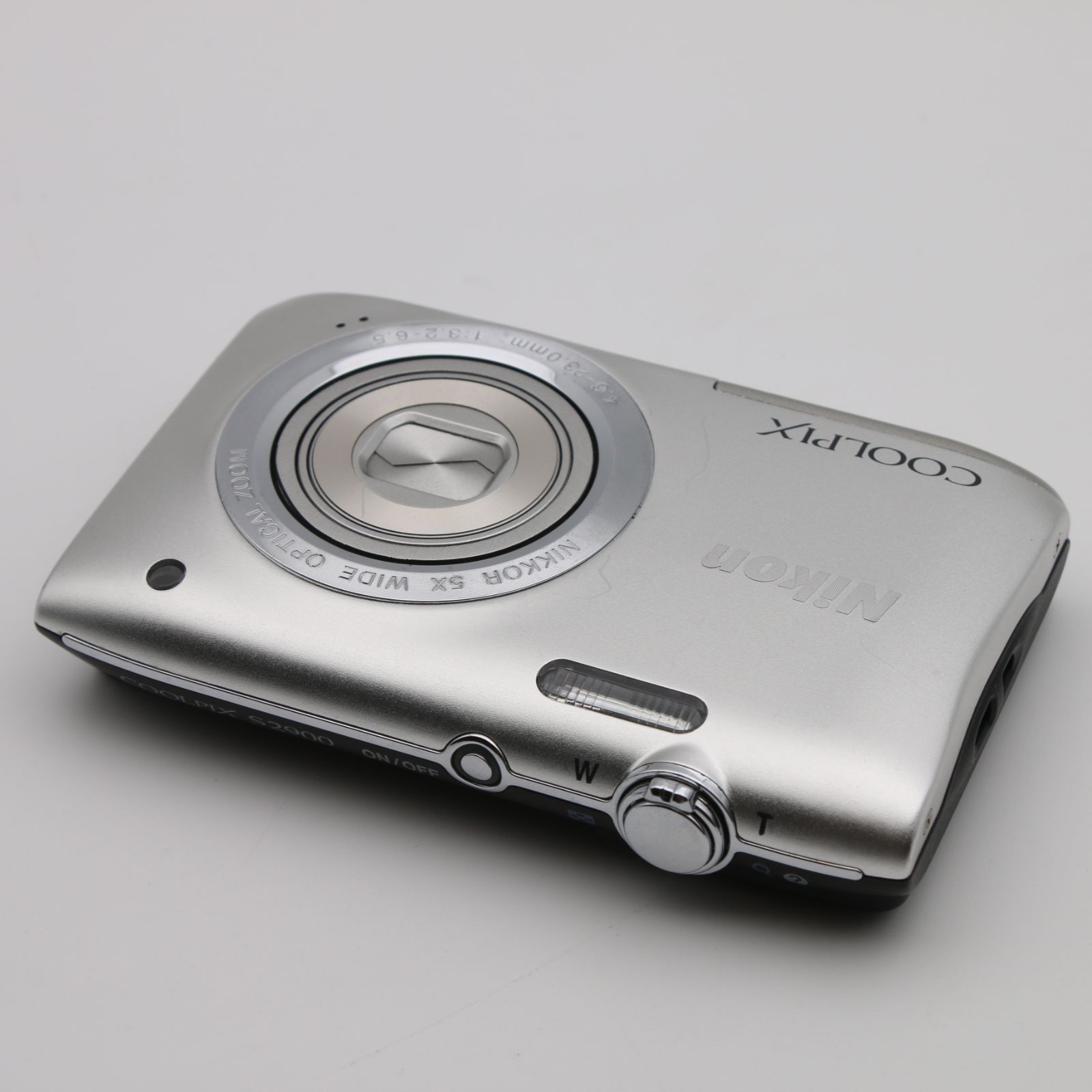 極上品】 Nikon COOLPIX S2900 シルバー 5倍ズーム 2005万画素