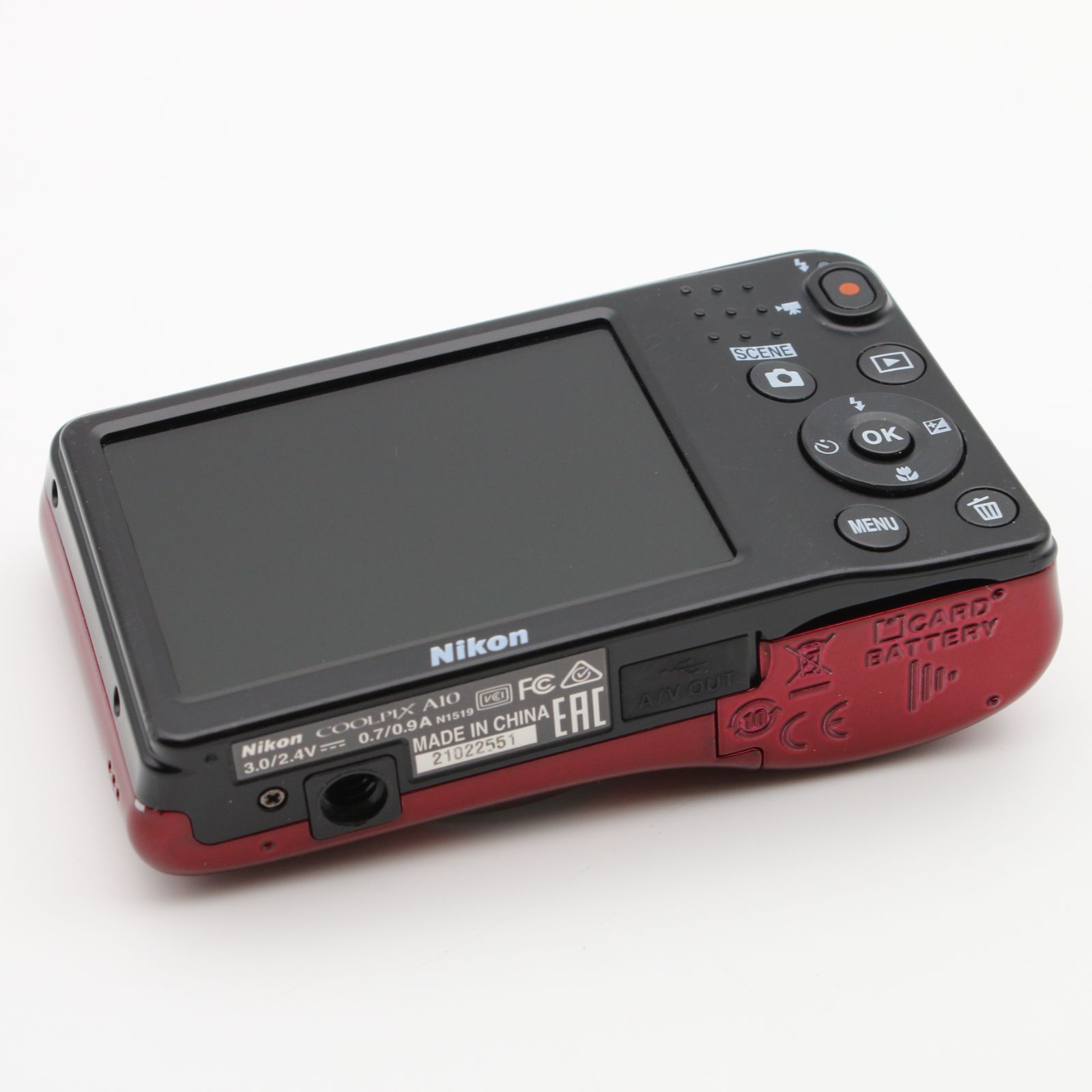 Nikon COOLPIX A10 赤 Nikon デジタルカメラ COOLPIX A10
